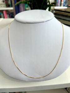 14K Box Link Chain