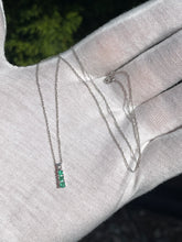 Load image into Gallery viewer, 10K Emerald Necklace
