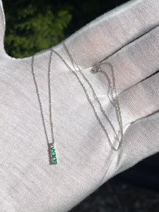 10K Emerald Necklace