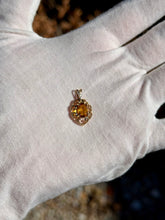 Load image into Gallery viewer, 10K Orange Topaz Pendant
