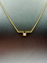 Load image into Gallery viewer, 18K Halo Diamond Necklace
