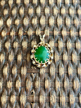Load image into Gallery viewer, 14K Jade Pendant
