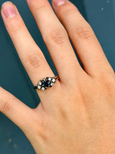 Load image into Gallery viewer, 14K Sapphire &amp; Diamond Ring

