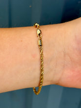 Load image into Gallery viewer, 14K Rope/Box Bracelet
