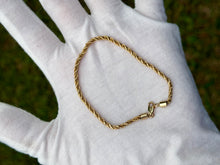 Load image into Gallery viewer, 14K Rope/Box Bracelet
