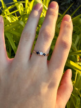 Load image into Gallery viewer, 14K Diamond &amp; Sapphire Ring
