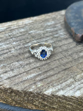 Load image into Gallery viewer, 14K Sapphire Diamond Ring
