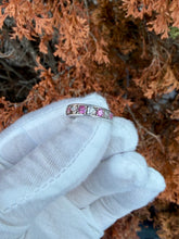 Load image into Gallery viewer, 10K WG Pink Sapphire Ring
