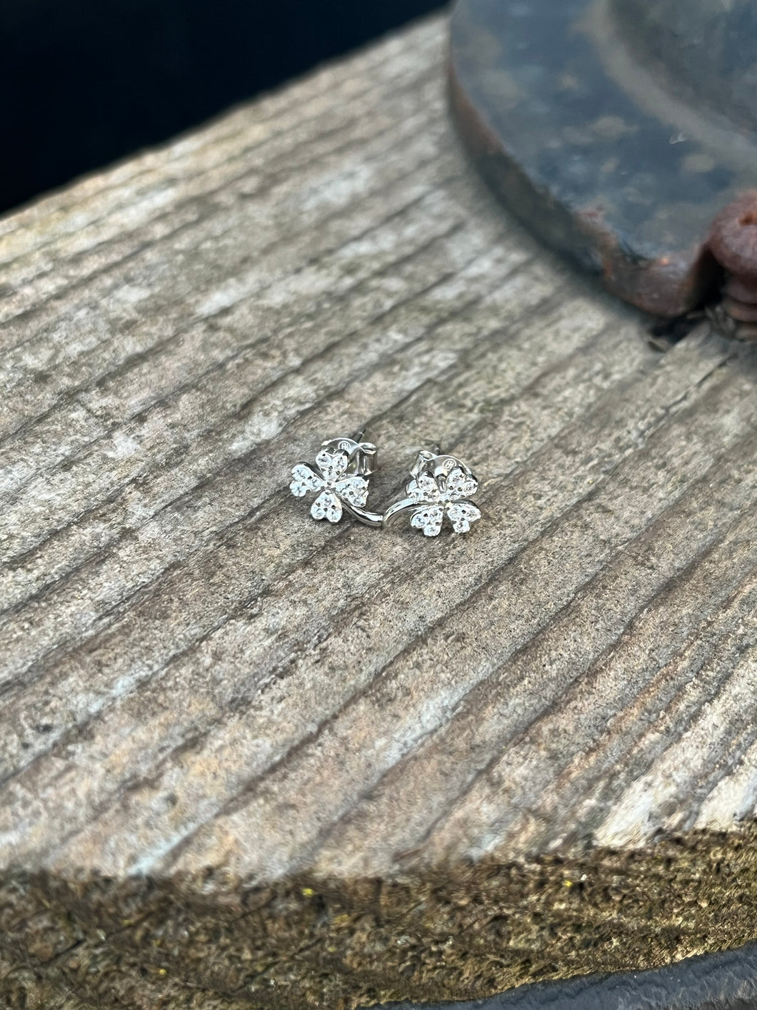 925 Clover Earrings