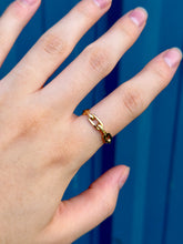 Load image into Gallery viewer, 18K Chain Link Ring
