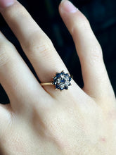 Load image into Gallery viewer, 10K Sapphire &amp; Diamond Ring

