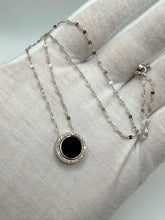Load image into Gallery viewer, 14K Black Onyx Diamond Necklace
