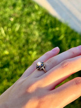 Load image into Gallery viewer, 10K Pearl &amp; Topaz Ring
