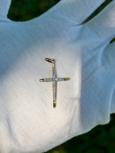 Load image into Gallery viewer, 10K Diamond Cross
