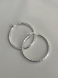Sterling Silver Hoop Earrings