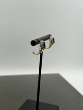 Load image into Gallery viewer, 10K Sapphire &amp; Diamond Earrings
