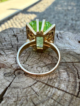 Load image into Gallery viewer, 14K Uranium Glass Ring
