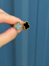 Load image into Gallery viewer, 18K Clover Earrings
