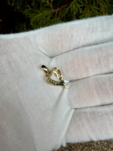 Load image into Gallery viewer, 10K Diamond Heart Pendant
