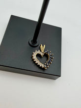 Load image into Gallery viewer, 10K Sapphire &amp; Diamond Pendant
