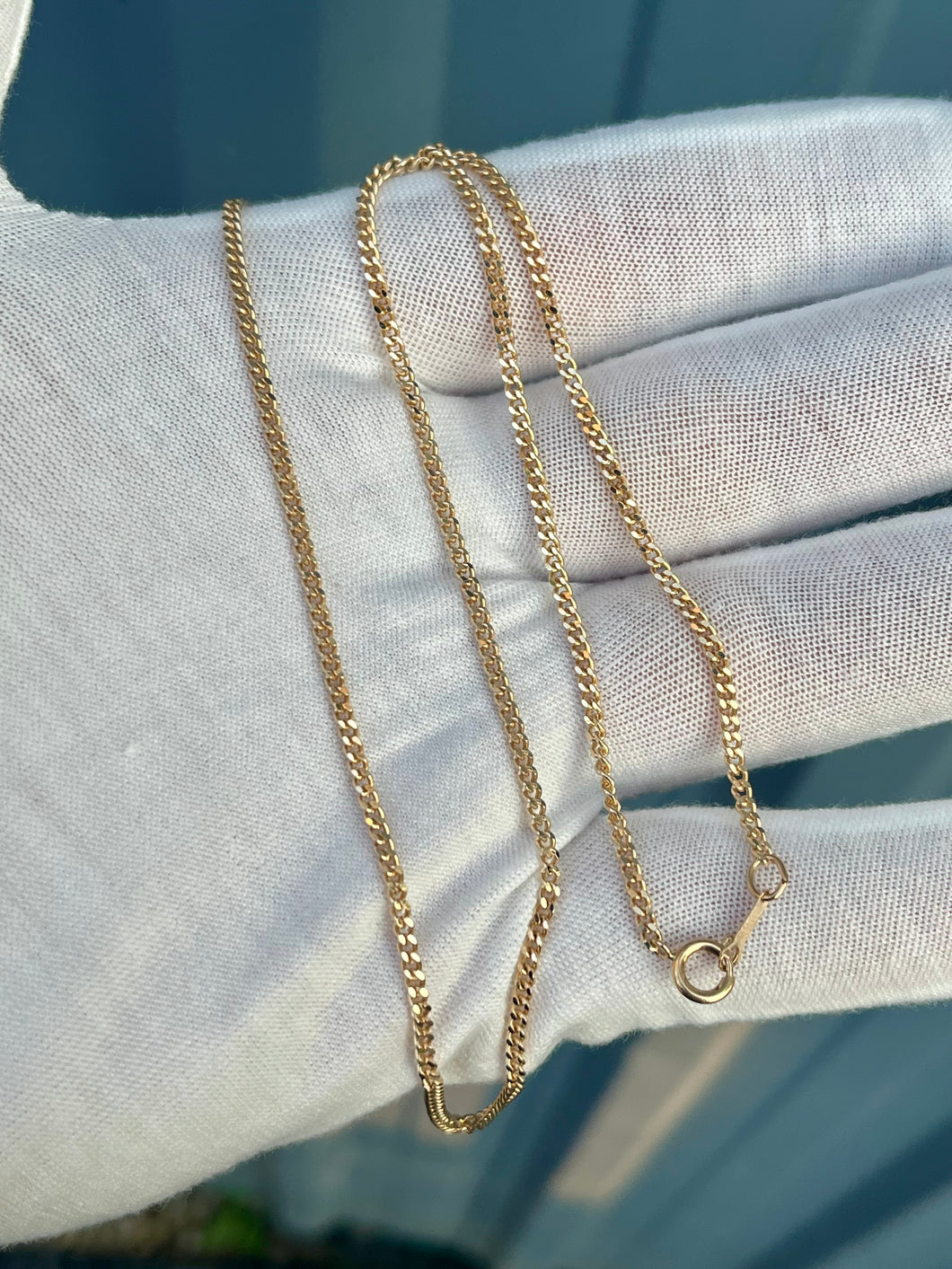 14K Curb Link Chain