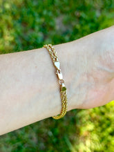 Load image into Gallery viewer, 10K Double Rope Bracelet
