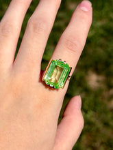 Load image into Gallery viewer, 14K Uranium Glass Ring
