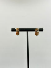 Load image into Gallery viewer, 10K Tri-Gold Earrings
