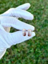 Load image into Gallery viewer, 10K Tri-Gold Earrings
