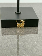 Load image into Gallery viewer, 10K Baby Carriage Pendant
