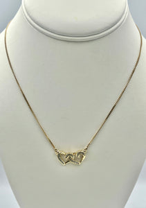 10K Diamond Heart Chain