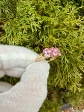 Load image into Gallery viewer, 10K Pink CZ Ring
