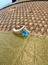 Load image into Gallery viewer, 14K Blue Topaz Ring
