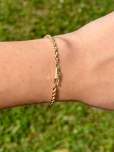 Load image into Gallery viewer, 14K Rope Bracelet
