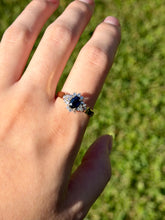 Load image into Gallery viewer, 14K Sapphire &amp; Diamond Ring
