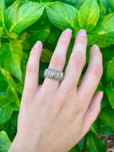 10K Diamond Cluster Ring