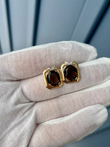 14K Citrine Earrings