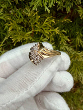 Load image into Gallery viewer, 10K Diamond Cluster Ring

