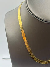 Load image into Gallery viewer, 14K Herringbone Chain
