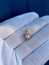 Load image into Gallery viewer, 10K Diamond and Citrine Pendant
