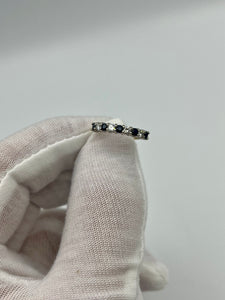 18K Diamond/Sapphire Ring