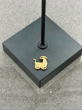 Load image into Gallery viewer, 10K Baby Carriage Pendant
