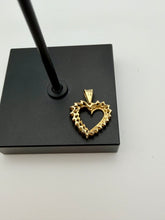 Load image into Gallery viewer, 10K Sapphire &amp; Diamond Pendant
