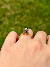 Load image into Gallery viewer, 14K Sapphire &amp; Diamond Ring
