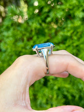 Load image into Gallery viewer, 14K WG Blue Topaz Ring
