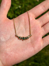 Load image into Gallery viewer, 10K Emerald Necklace

