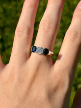 Load image into Gallery viewer, 14K Diamond &amp; Sapphire Ring
