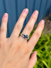 Load image into Gallery viewer, 14K Sapphire &amp; Diamond Ring
