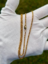 Load image into Gallery viewer, 18K Rope Chain
