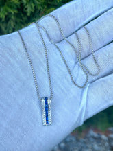 Load image into Gallery viewer, 18K Diamond Sapphire Necklace
